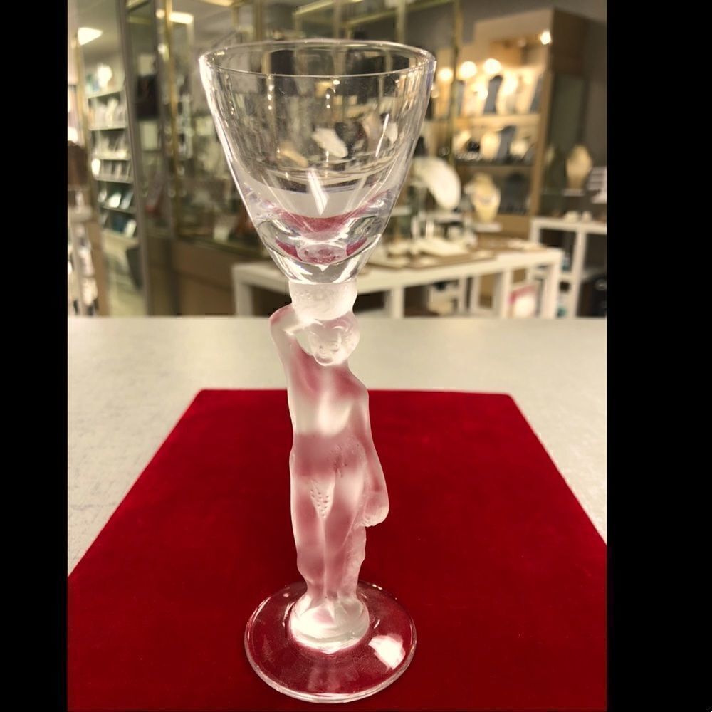 Vintage Bayel Bacchus by France Male-Nude Frosted